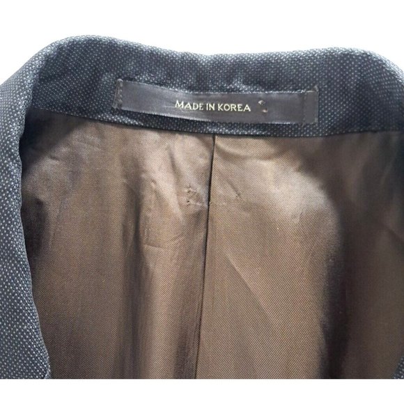 Mens Tasso Elba Blazer Sports Coat Super 140s Wool Brown Korea Career 40R - Picture 6 of 8
